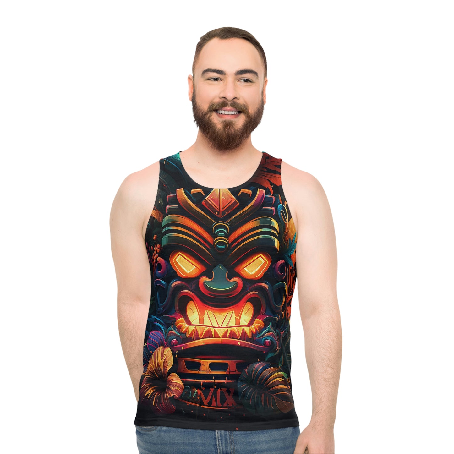 Fire Tiki Unisex Tank Top
