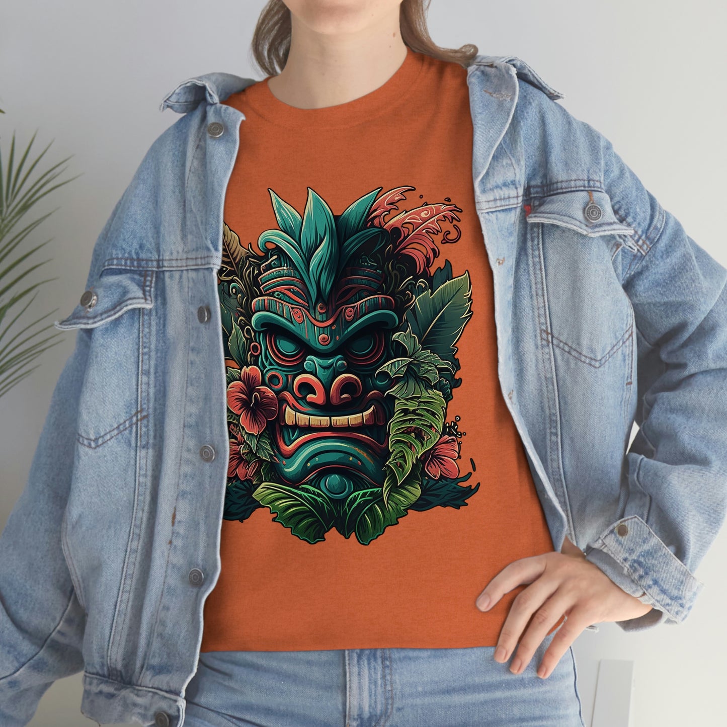 Green Tiki Unisex Heavy Cotton Tee