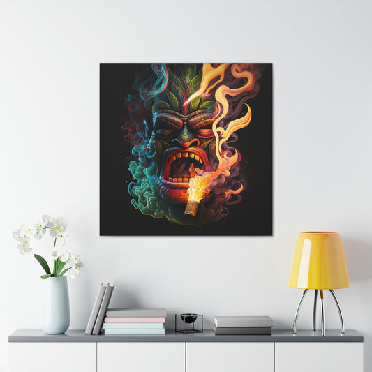 Possessed by Smoke Tiki Canvas Gallery Wraps