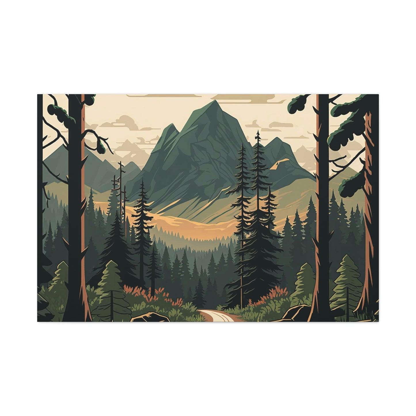 Mountain Valley Canvas Gallery Wraps