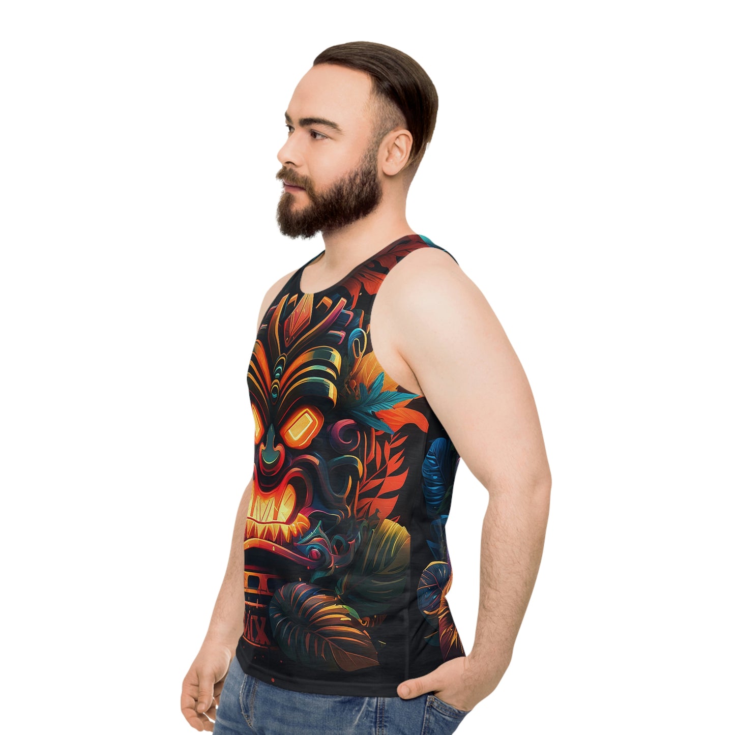 Fire Tiki Unisex Tank Top