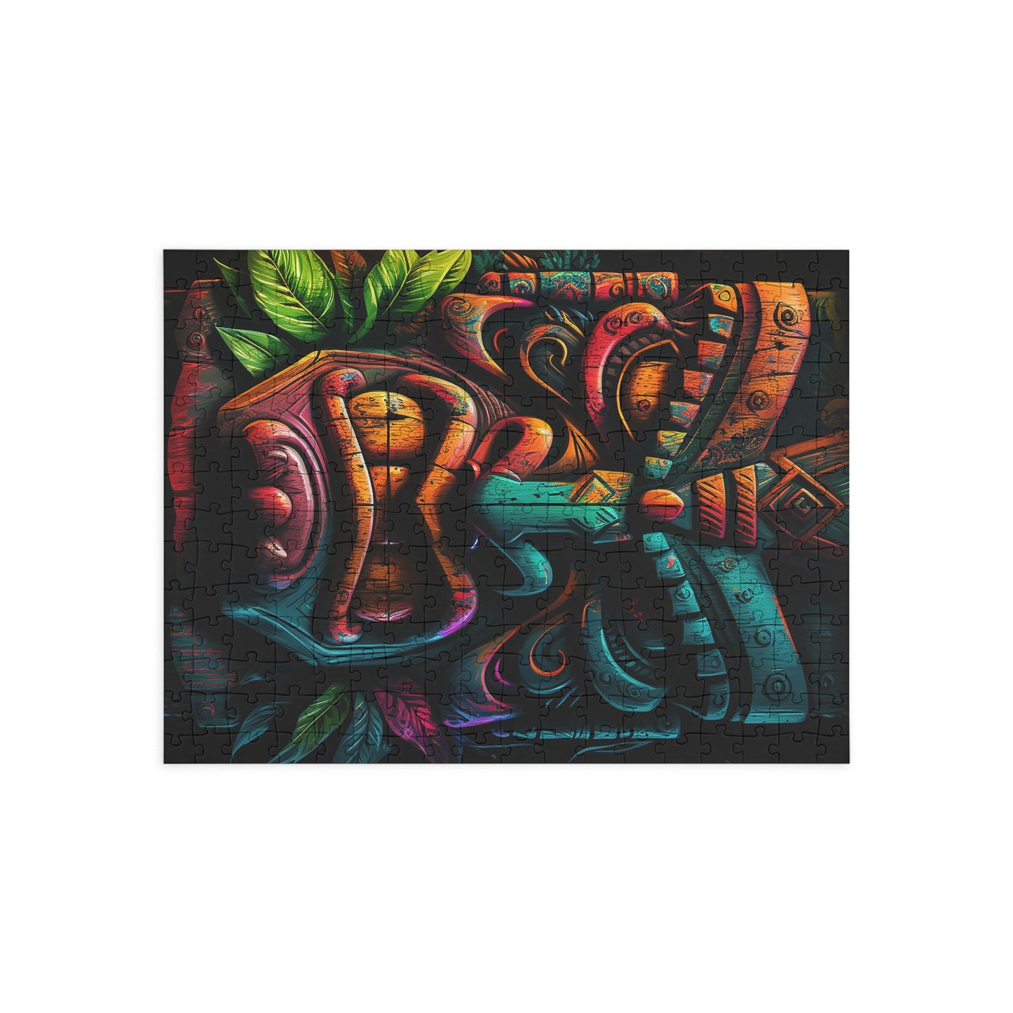 Two Face Tiki Puzzle (96, 252, 500, 1000-Piece)