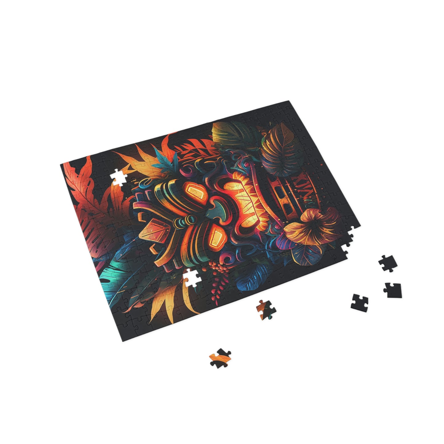 Fire Tiki Puzzle (96, 252, 500, 1000-Piece)