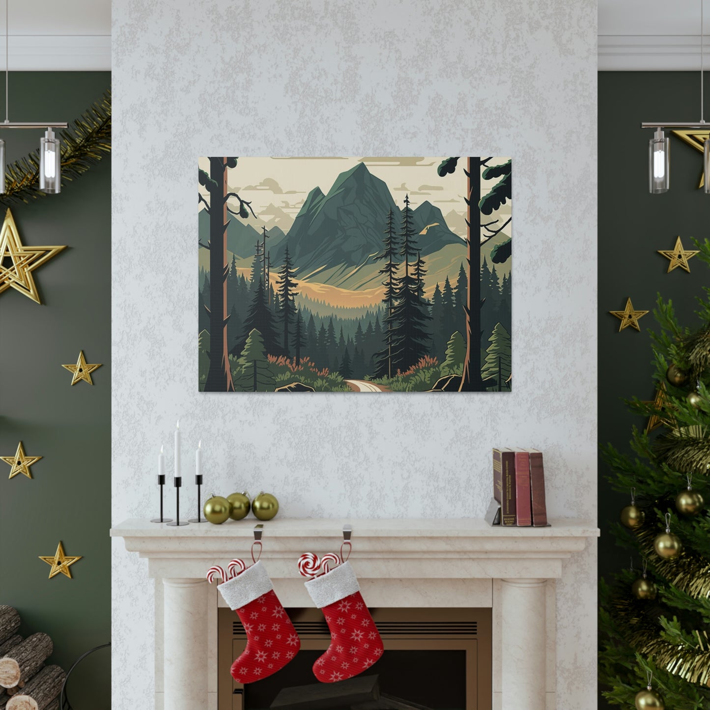 Mountain Valley Canvas Gallery Wraps