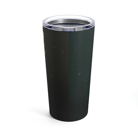 Green and Gold Skull Tumbler 20oz