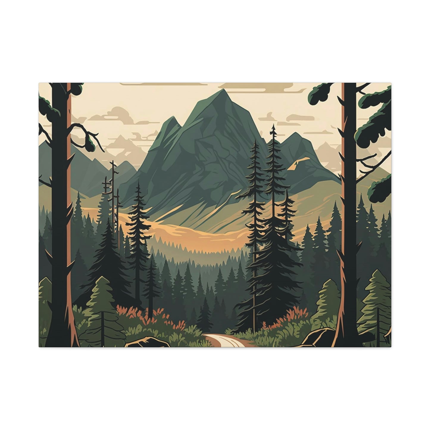 Mountain Valley Canvas Gallery Wraps
