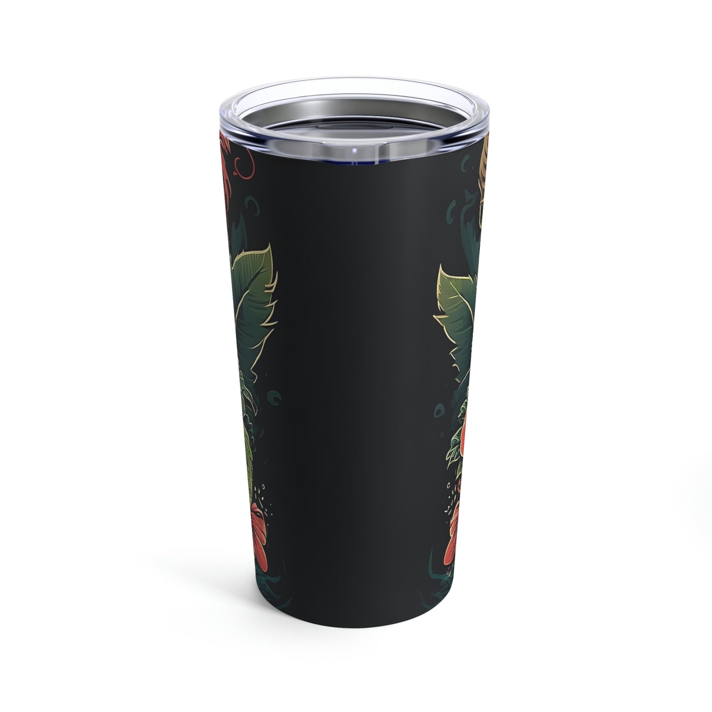 Green Tiki Tumbler 20oz