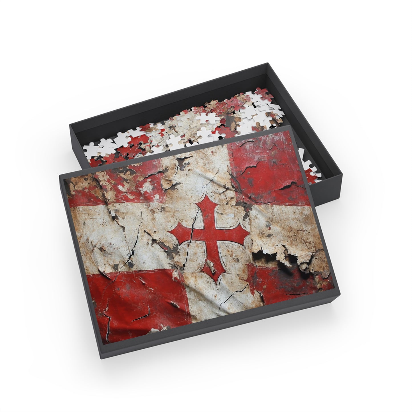 Templar Flag Puzzle (96, 252, 500, 1000-Piece)