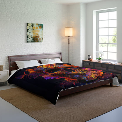 Sinister Flame Sugar Skull Comforter