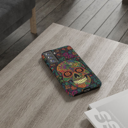 Retro Sugar Skull Tough Cases