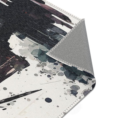 Forest Rain Samurai Area Rug