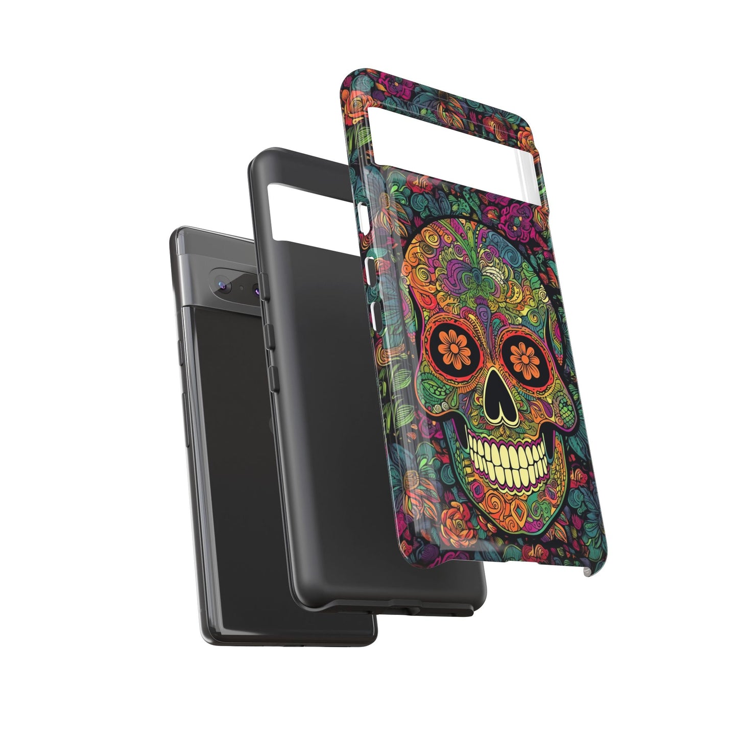 Retro Sugar Skull Tough Cases