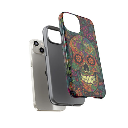 Retro Sugar Skull Tough Cases