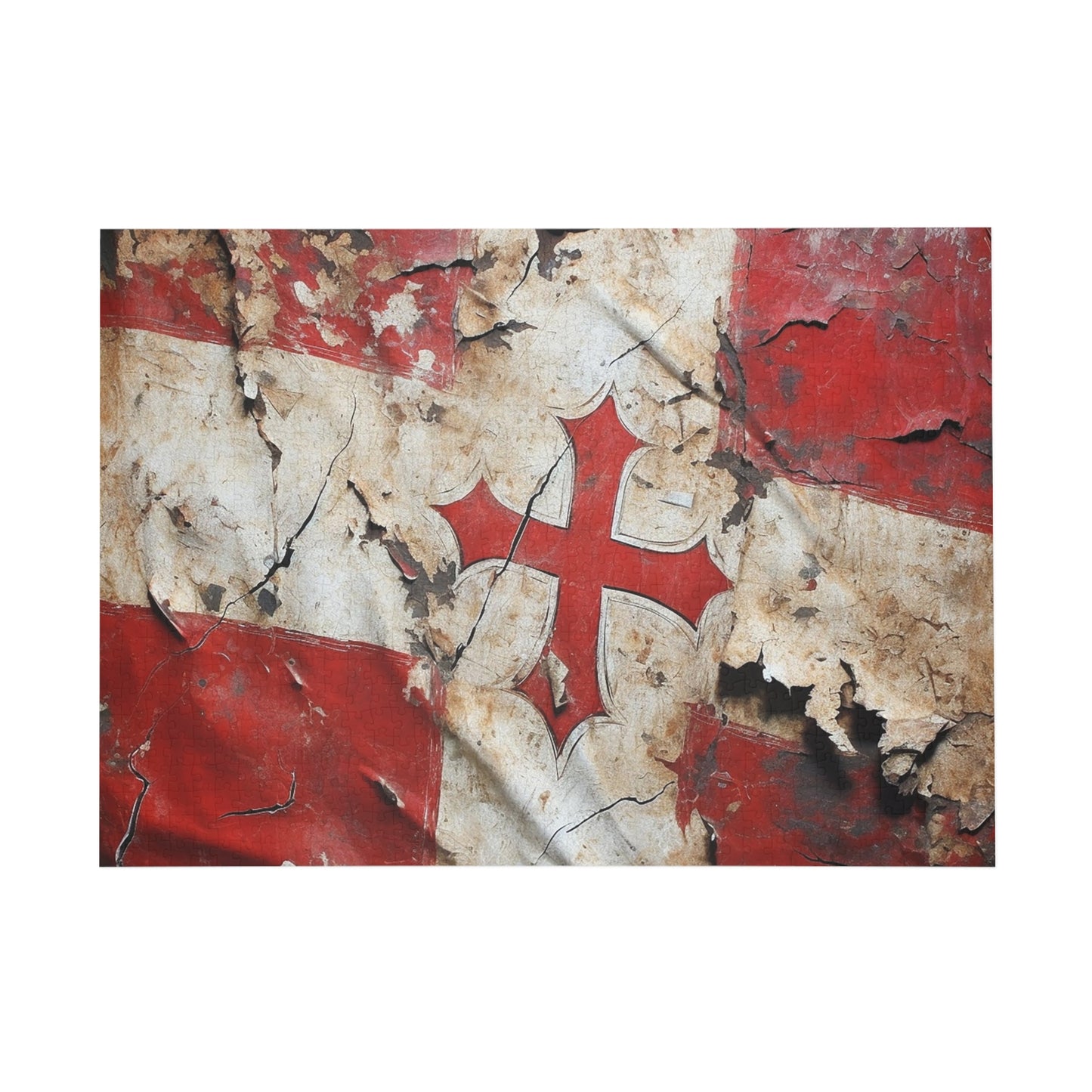 Templar Flag Puzzle (96, 252, 500, 1000-Piece)