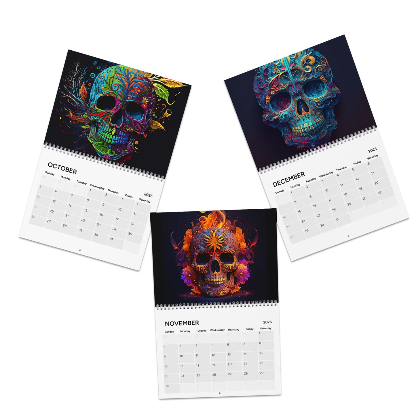 Sugar Skull Calendar (2025)