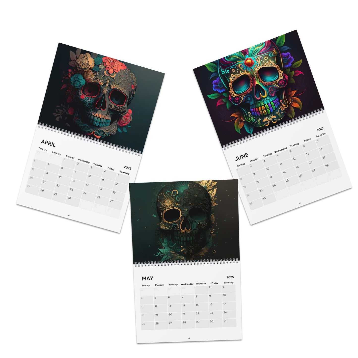 Sugar Skull Calendar (2025)