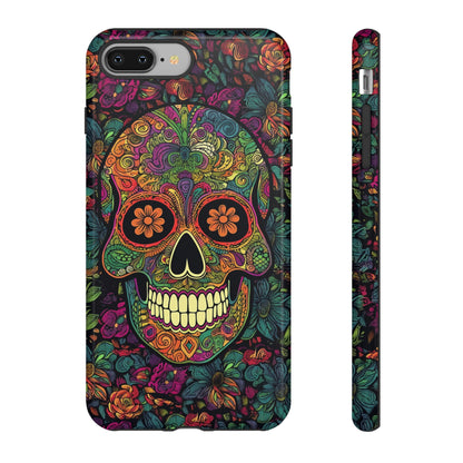 Retro Sugar Skull Tough Cases