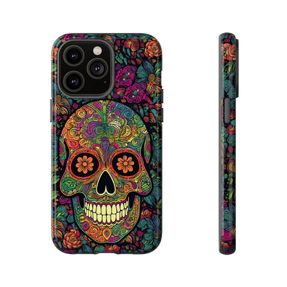 Retro Sugar Skull Tough Cases