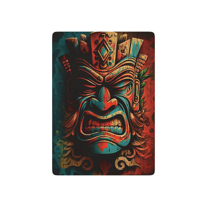 Angry Tiki Poker Playing Cards