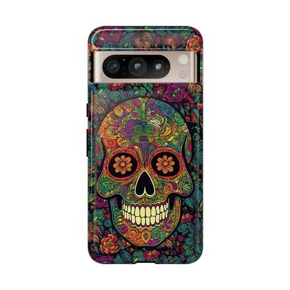 Retro Sugar Skull Tough Cases