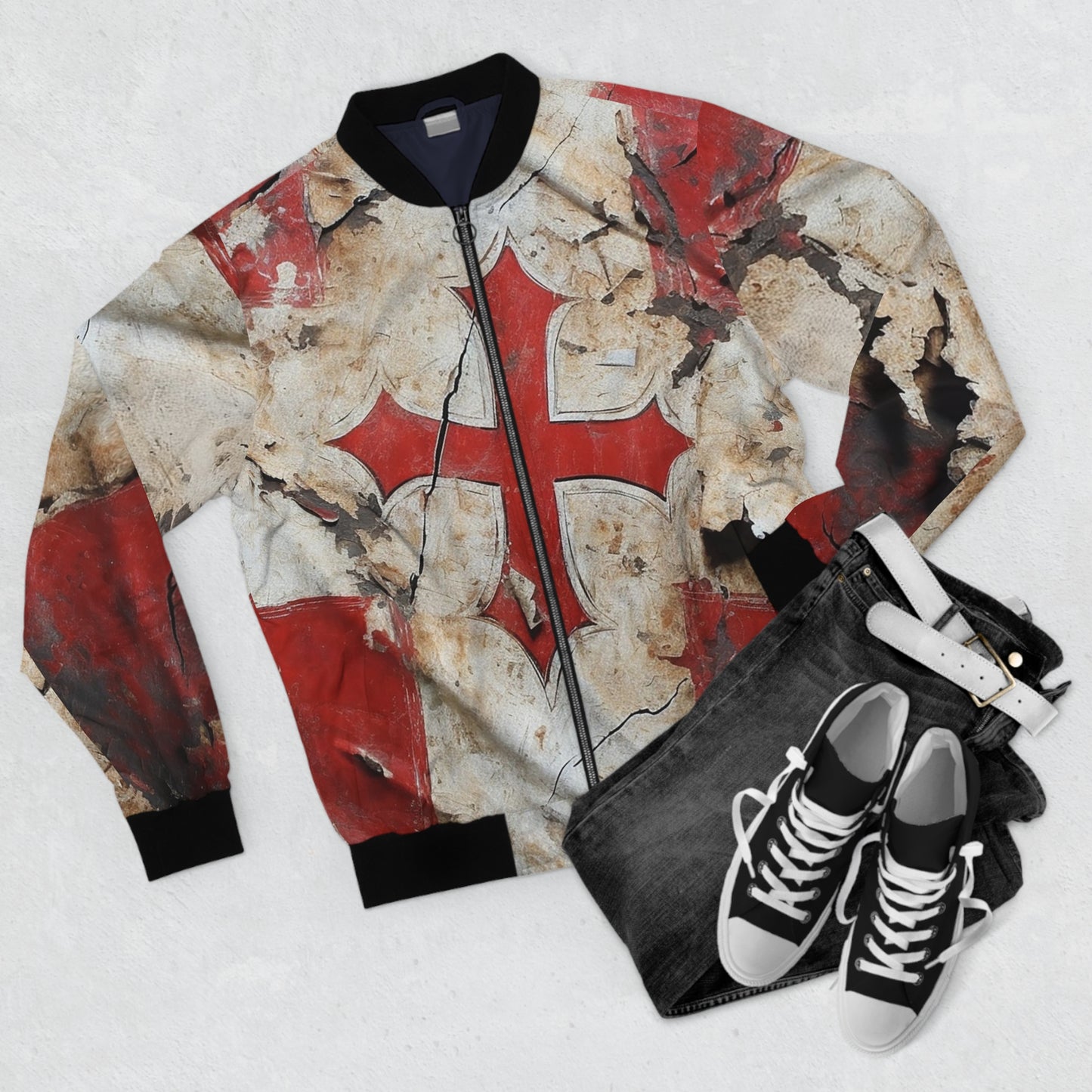 Templar Flag Bomber Jacket