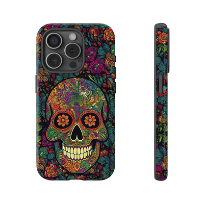 Retro Sugar Skull Tough Cases