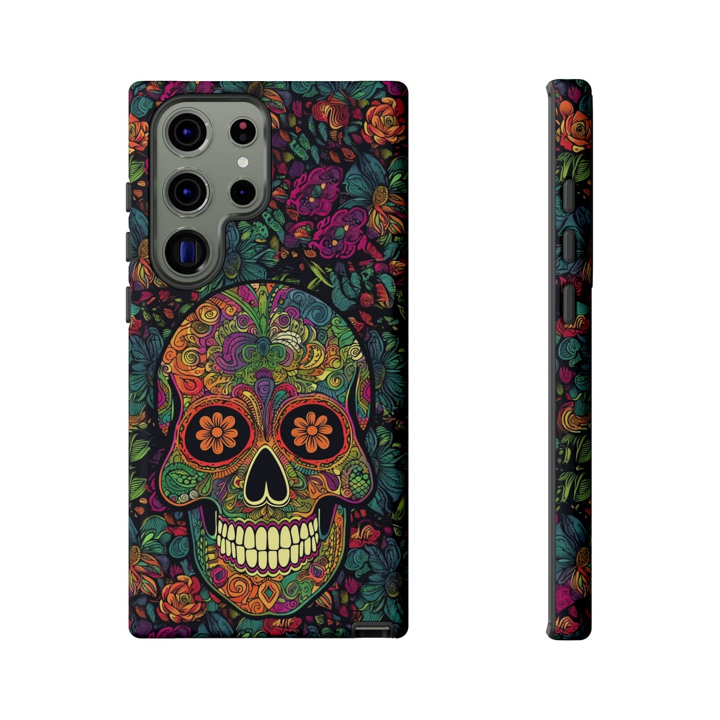 Retro Sugar Skull Tough Cases