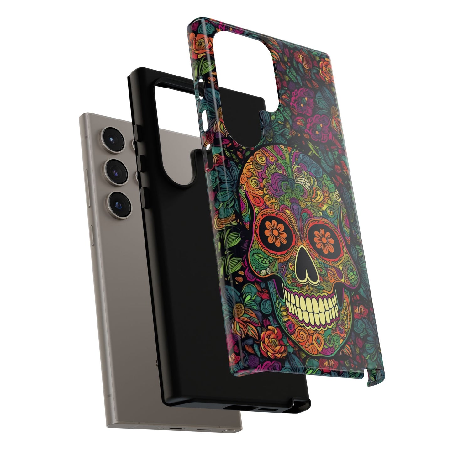 Retro Sugar Skull Tough Cases