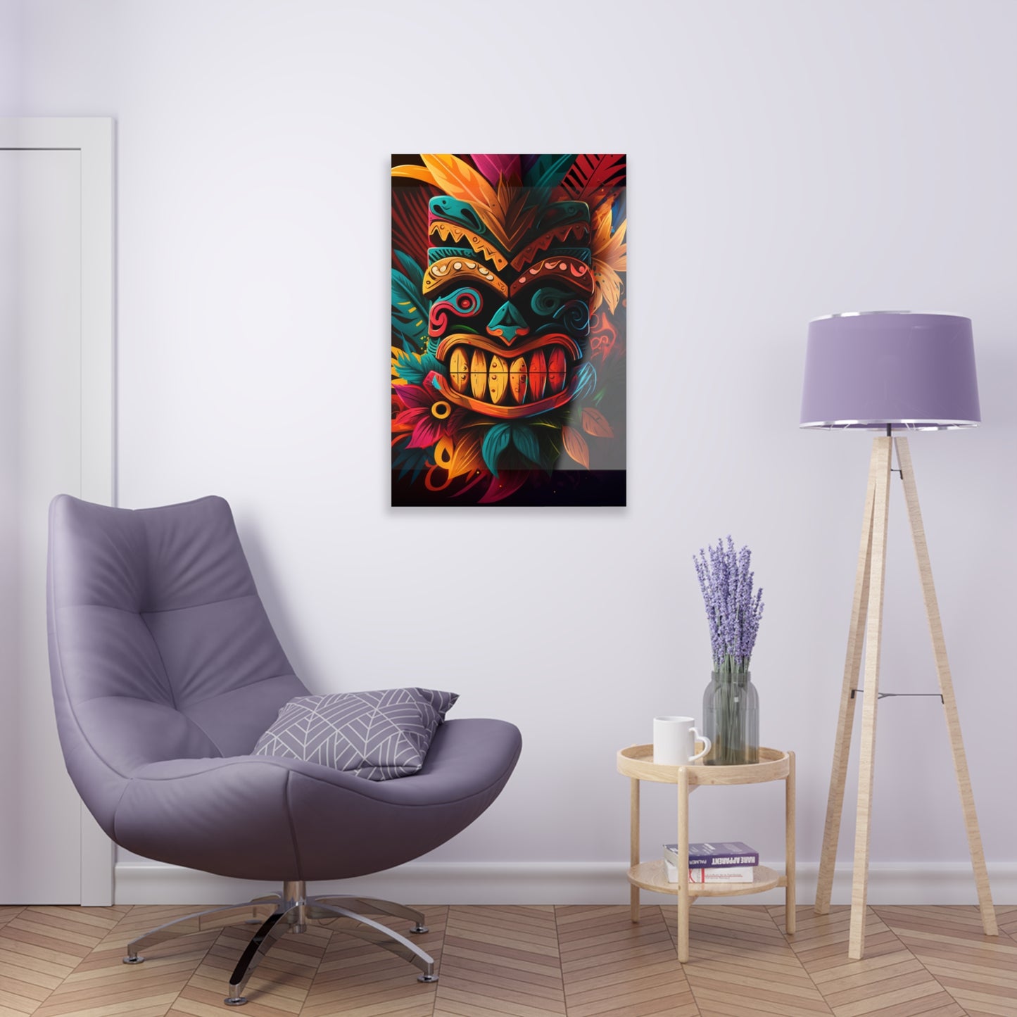 Feathered Tiki Acrylic Prints