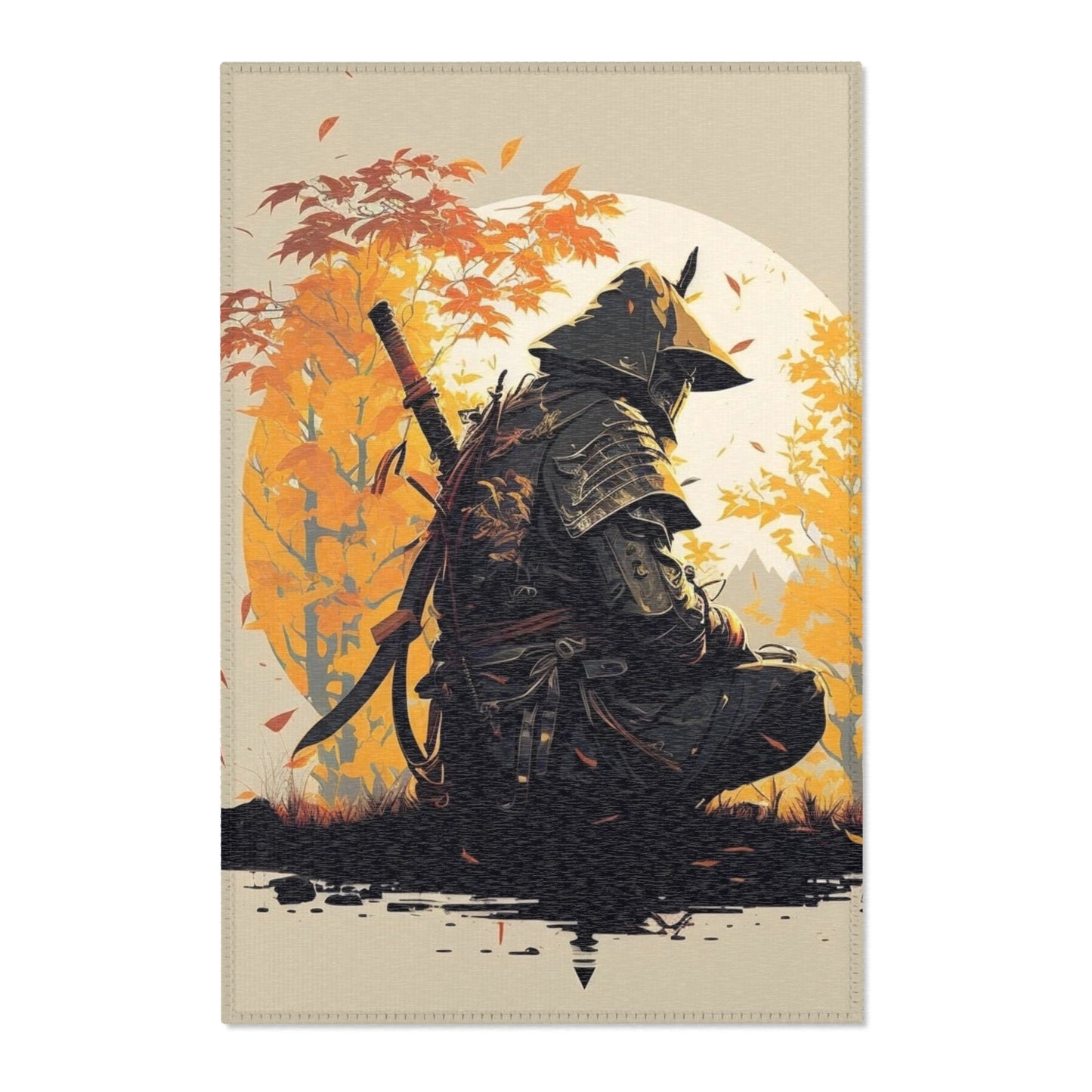 Autumn Samurai Area Rugs