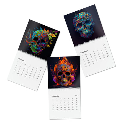 Sugar Skull Wall Calendar (2024)