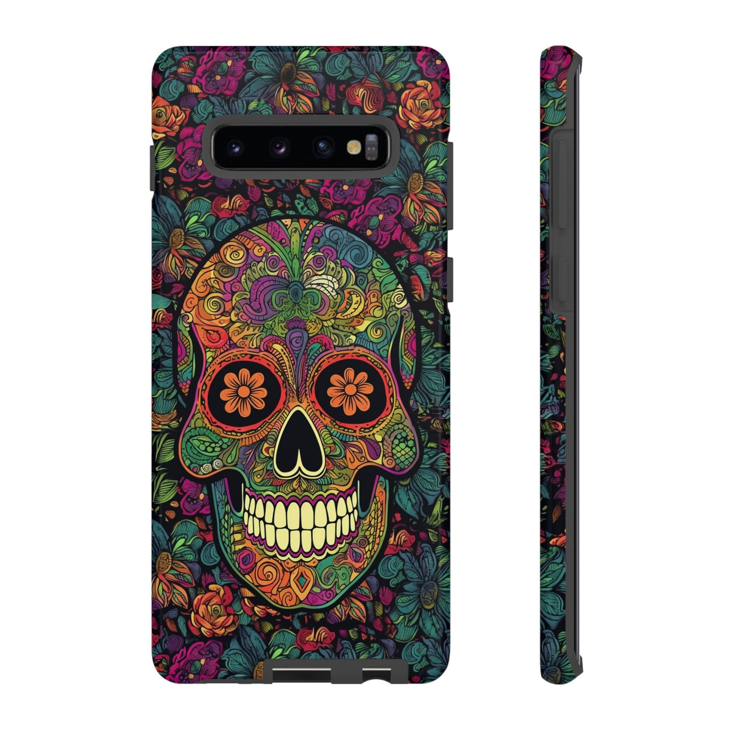 Retro Sugar Skull Tough Cases