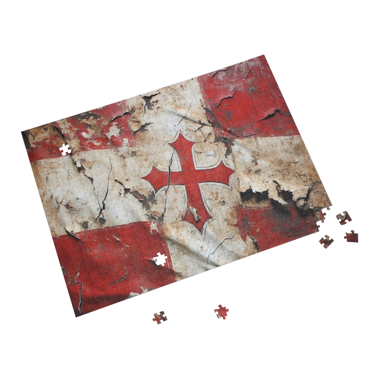 Templar Flag Puzzle (96, 252, 500, 1000-Piece)