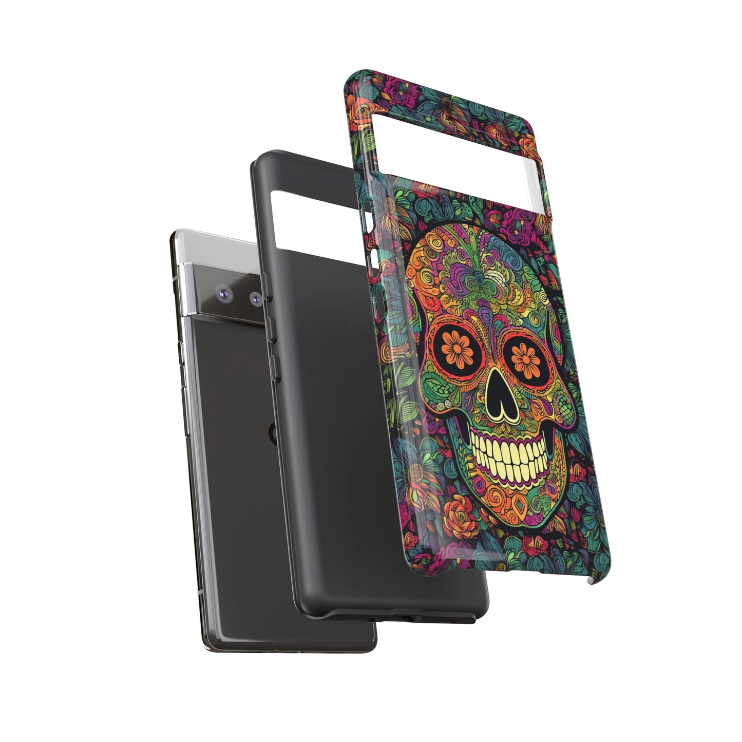 Retro Sugar Skull Tough Cases