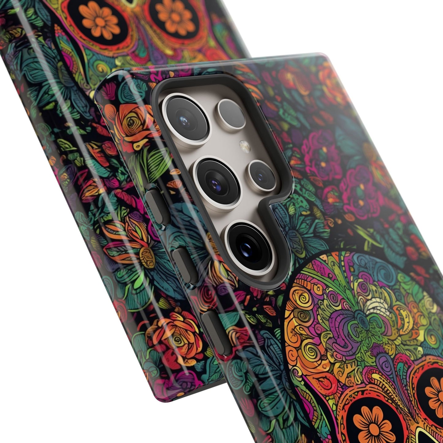 Retro Sugar Skull Tough Cases