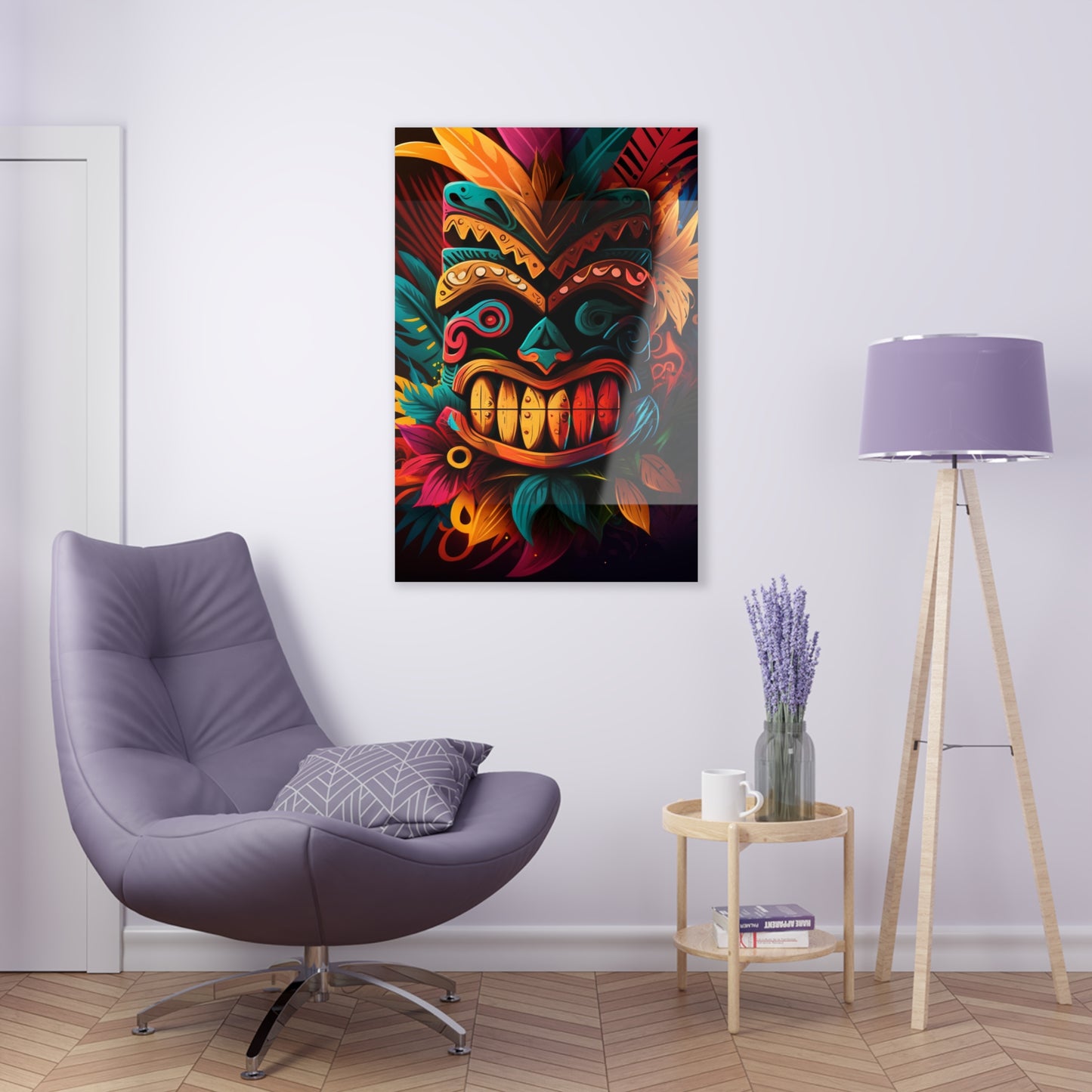 Feathered Tiki Acrylic Prints