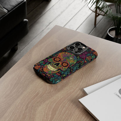 Retro Sugar Skull Tough Cases