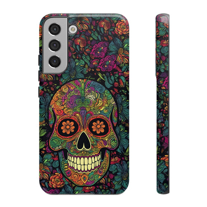 Retro Sugar Skull Tough Cases