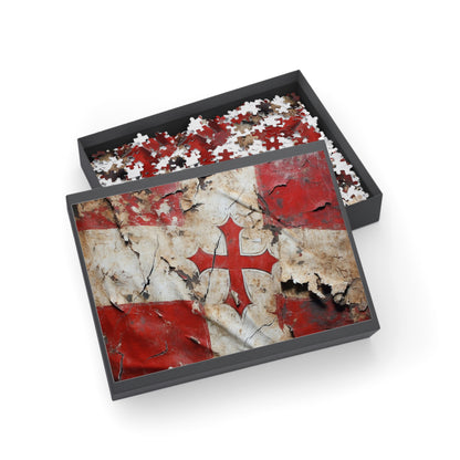 Templar Flag Puzzle (96, 252, 500, 1000-Piece)