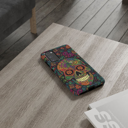 Retro Sugar Skull Tough Cases