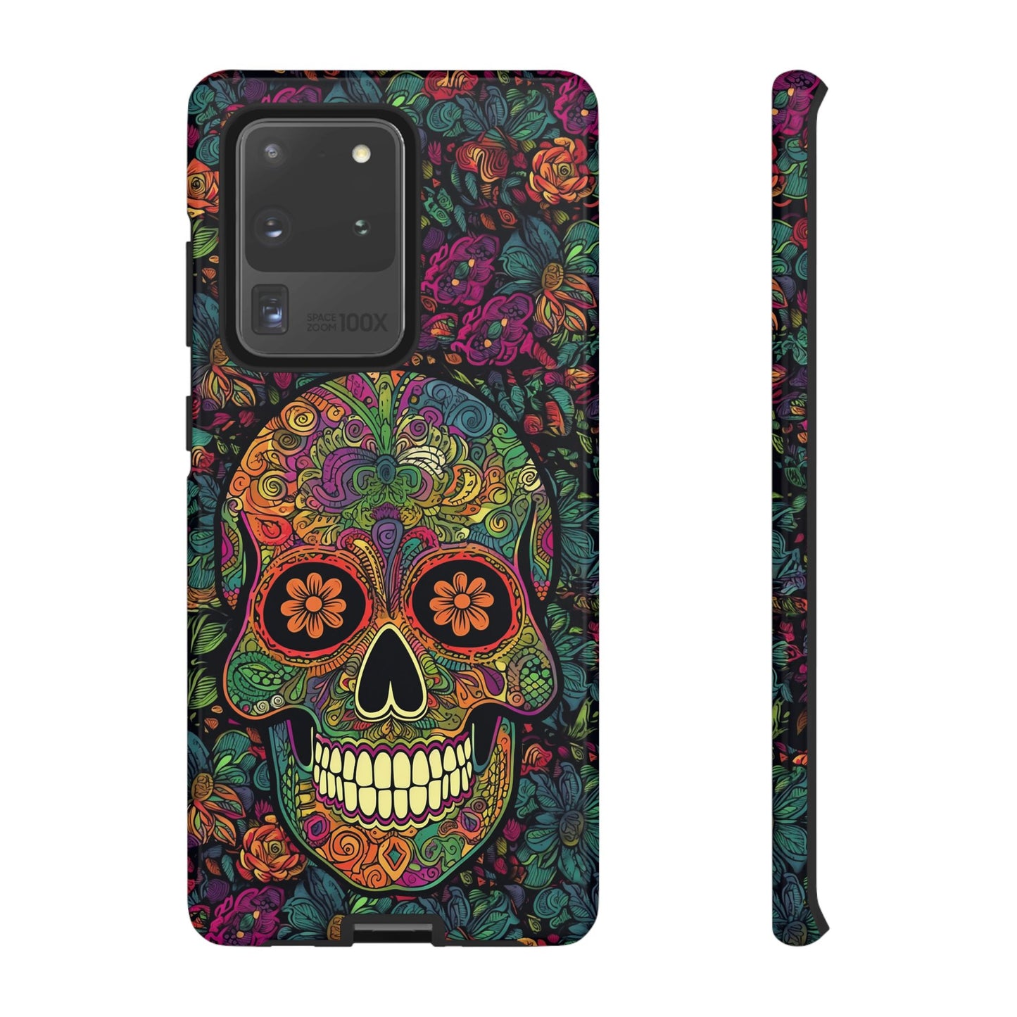 Retro Sugar Skull Tough Cases