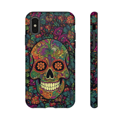 Retro Sugar Skull Tough Cases