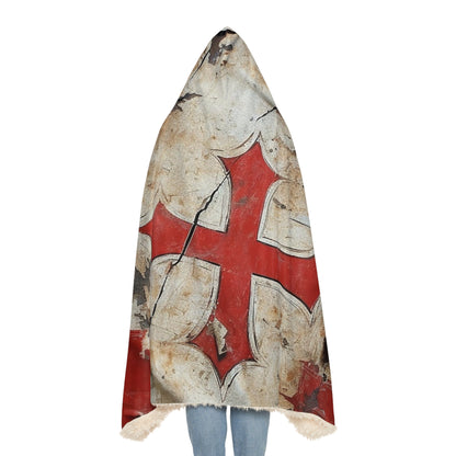 Templar Flag Snuggle Blanket