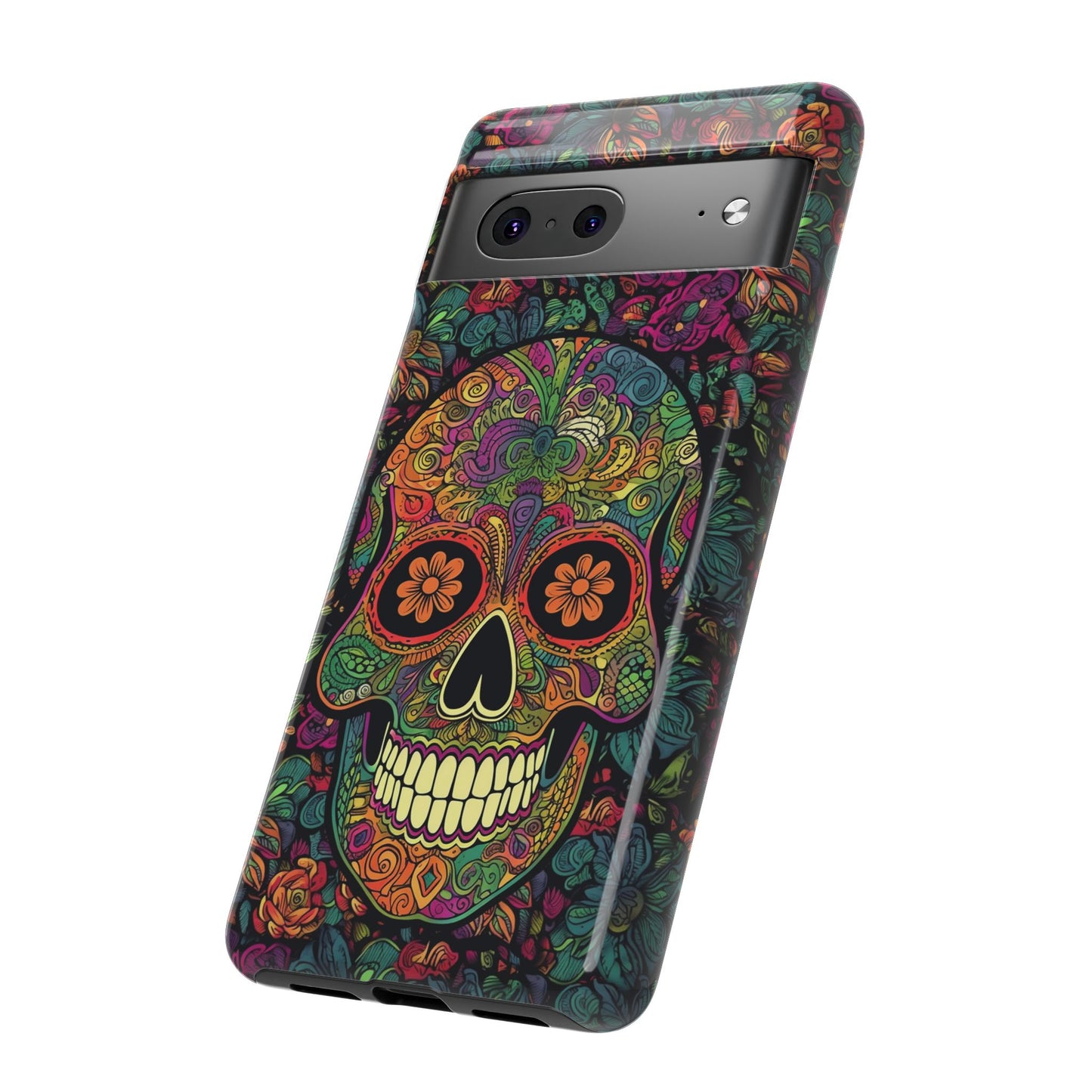 Retro Sugar Skull Tough Cases