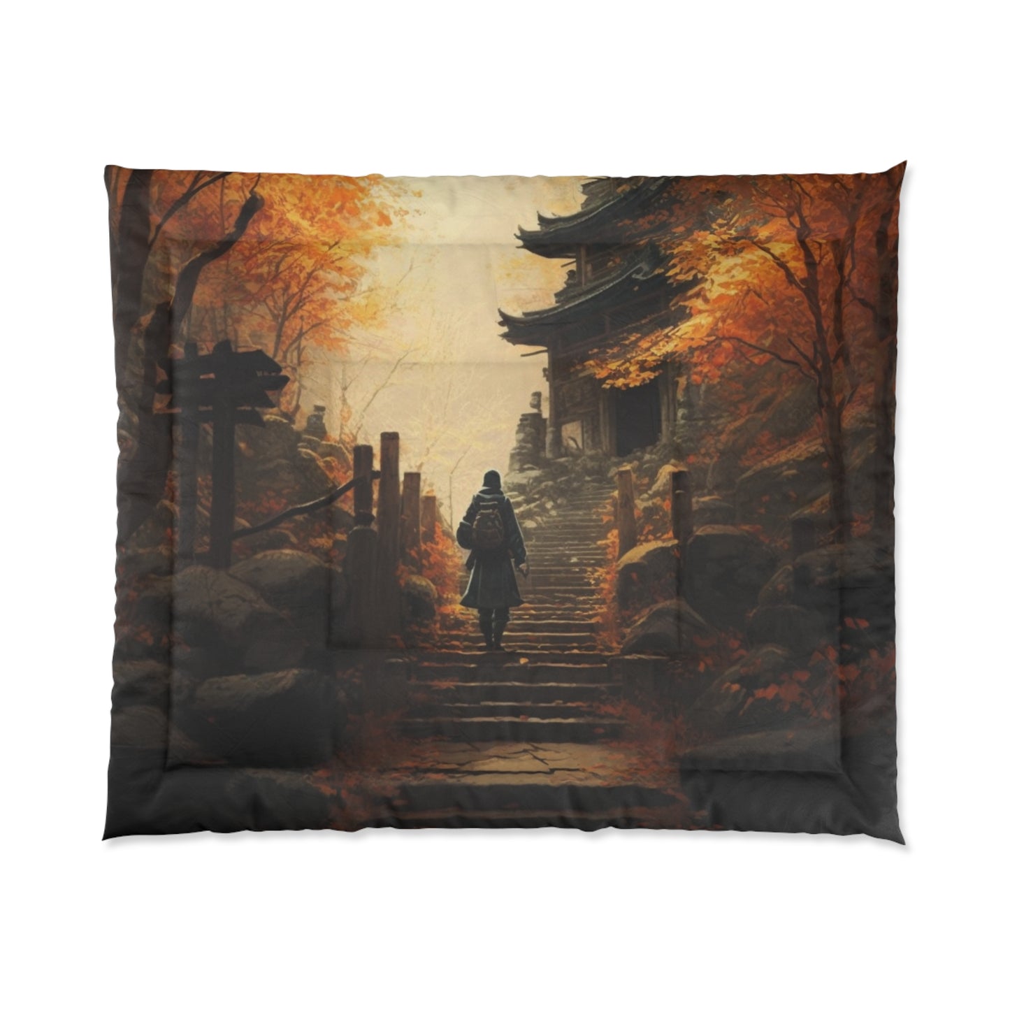 Autumn Temple Comforter