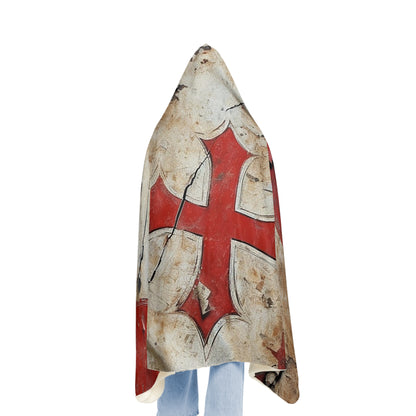 Templar Flag Snuggle Blanket