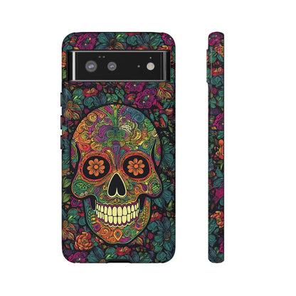 Retro Sugar Skull Tough Cases