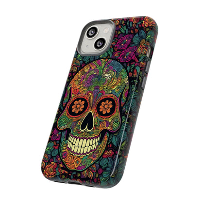 Retro Sugar Skull Tough Cases