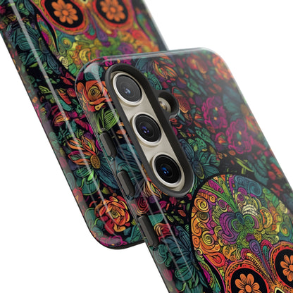 Retro Sugar Skull Tough Cases