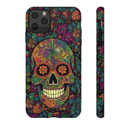 Retro Sugar Skull Tough Cases